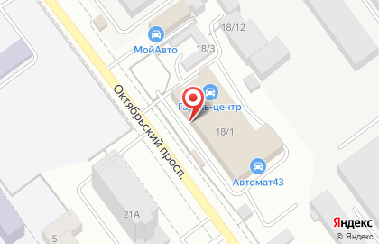 AutoStudio на Октябрьском проспекте на карте