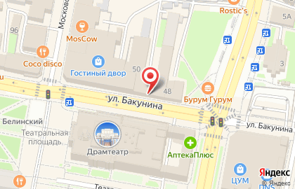 Микрофинансовая организация Деньга в Железнодорожном районе на карте