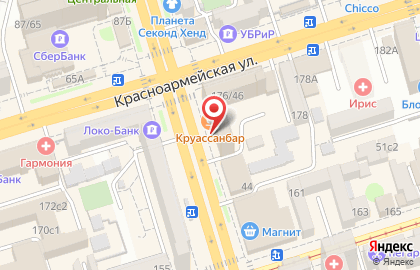 Агентство недвижимости Русь на Ворошиловском проспекте на карте