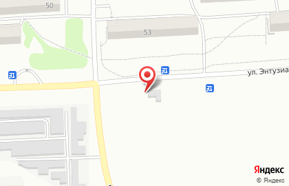 Пивной бар на улице Энтузиастов на карте