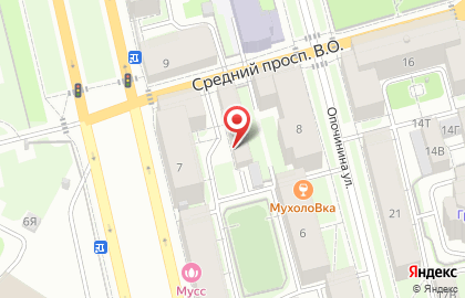 Подростково-молодежный клуб Центр туристской подготовки Василеостровского района на карте