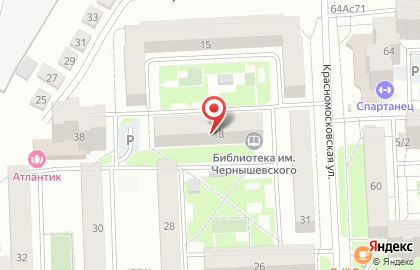 Магазин фруктов и овощей Фруктовый рай в Железнодорожном районе на карте