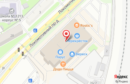 Парус, г. Москва на карте