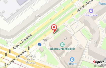 Шаурма от Шефа на проспекте Ленина на карте