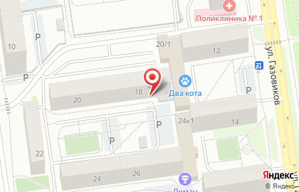 Продуктовый магазин в Тюмени на карте