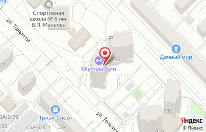 Парус в Новокузнецке на карте