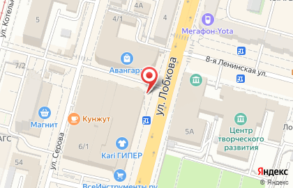 Магазин Омскгалантерея на улице Лобкова на карте