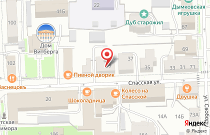 Компания Слободской лес на Спасской улице на карте