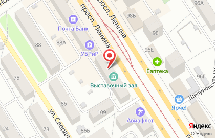 Алтайская краевая организация Союз художников России в Железнодорожном районе на карте