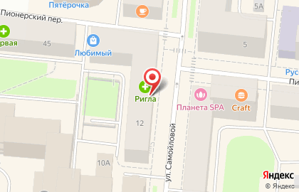 Ювелирная мастерская Александрит на улице Самойловой на карте