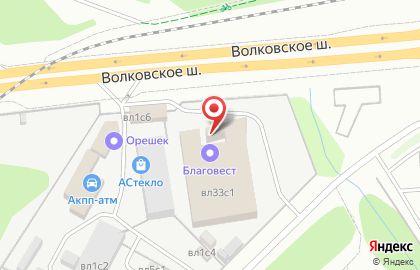 Магазин климатического оборудования Благовест-С+ на метро Медведково на карте