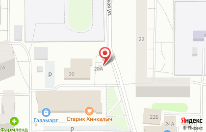 Магазин овощей и фруктов на Октябрьском проспекте на карте