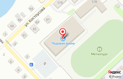 Ледовая арена в Екатеринбурге на карте