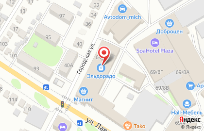 Аптека Апрель в Тамбове на карте