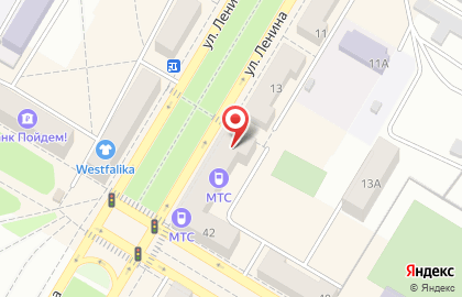 Фирменный салон Torex на улице Ленина на карте