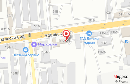 Магазин дверей на Уральской улице на карте