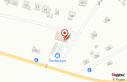 Универсам Пятёрочка на Каштановой улице на карте