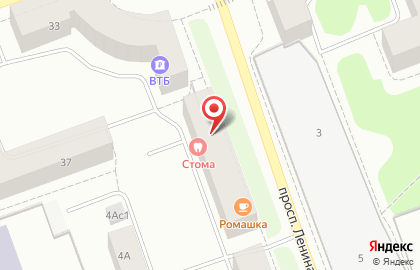 Банкомат РоссельхозБанк на проспекте Ленина в Северодвинске на карте