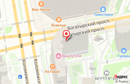 Банкомат ВТБ на Коломяжском проспекте, 15 к 1 на карте