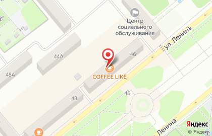 Кофейня Like на улице Ленина на карте