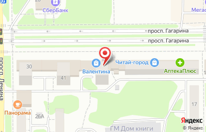 Салон Связной на проспекте Гагарина на карте