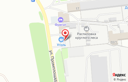 Склад топлива №1 на карте