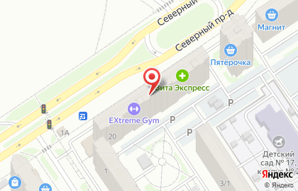 Фирменный салон дверей Dreamdoors в Северном проезде на карте