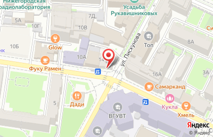 Торгово-сервисная компания Заправком в Нижегородском районе на карте