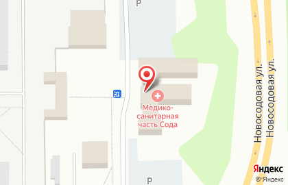 Березниковский содовый завод на карте