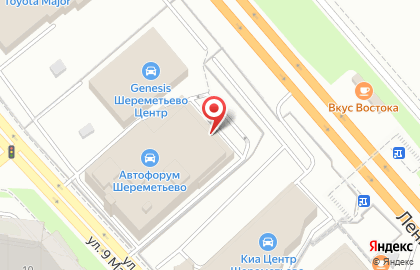 Автоцентр Автофорум Mercedes-Benz на Ленинградском шоссе на карте