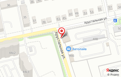 Магазин автозапчастей Yulsun на Хрустальной улице на карте