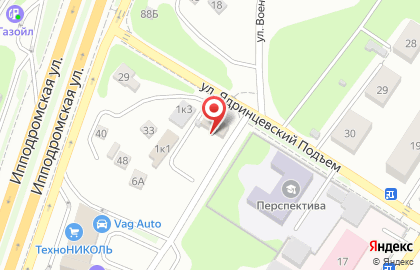 СТО Автопартнер в Октябрьском районе на карте