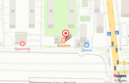 Магазин фастфудной продукции на улице Академика Королёва на карте