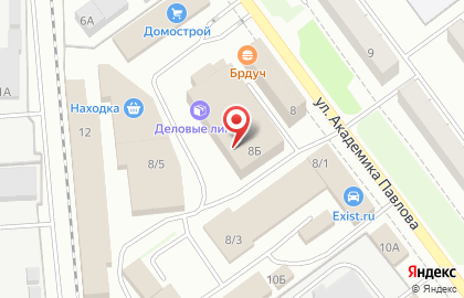 МЕГА центр на улице Академика Павлова на карте