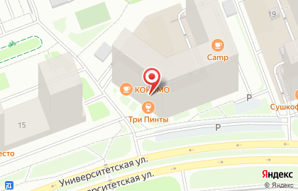Цветочный бутик Gentleman на Университетской улице на карте