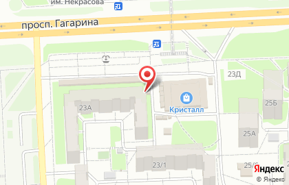 Магазин Сырное раздолье на проспекте Гагарина на карте