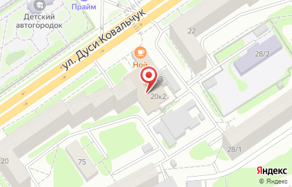 ОАО Банкомат, АКБ Абсолют Банк на улице Дуси Ковальчук на карте