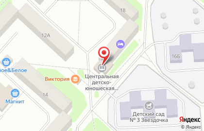 Центральная детско-юношеская библиотека на Солнечной улице на карте