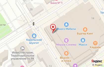 Торгово-развлекательный центр Макси на проспекте Ленина на карте