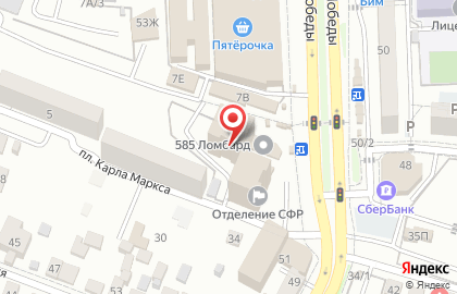 Юг-партнер Астрахань на карте