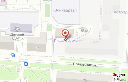 КОВЧЕГ на Павловской улице на карте