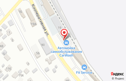 Автомойка самообслуживания Lavage на Кооперативной улице на карте