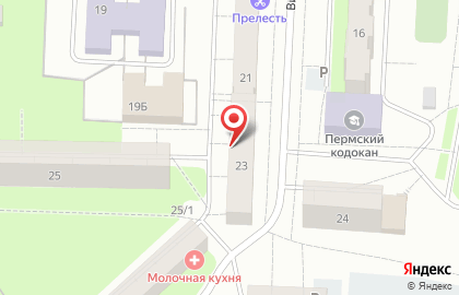 Продуктовый магазин в Перми на карте
