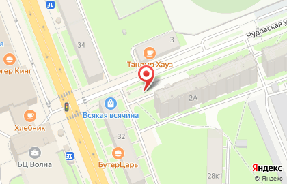 Киоск Старорусская мельница на Чудовской улице на карте
