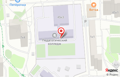 Учебно-консультационный пункт по ГО и ЧС района Митино на Митинской улице на карте
