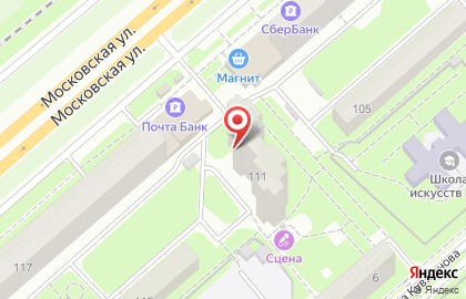 Парикмахерская Сафира на Московской улице на карте