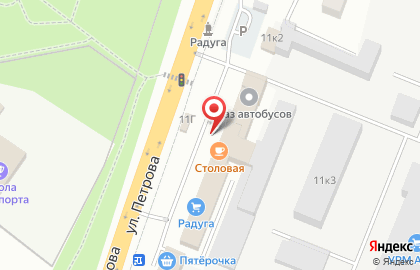 Фирменный магазин Здорово на улице Петрова на карте