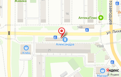 Оптово-розничный салон цветов Александра на улице Лихачёва на карте