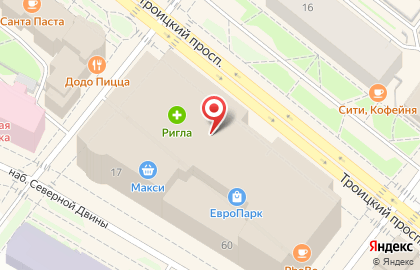 Магазин игрушек Toy.ru на Троицком проспекте на карте