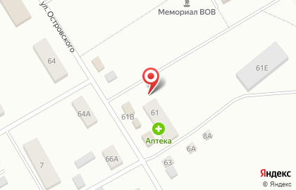 Продуктовый магазин в Новосибирске на карте
